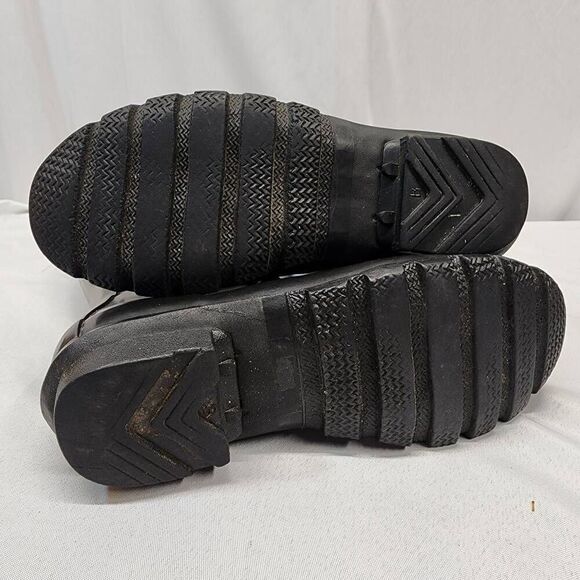 Hunter Black Tall Rubber Rain Boots Size Unisex 5M/6F - Picture 9 of 11